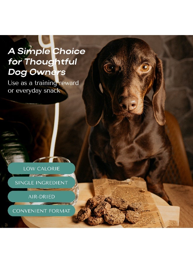 اوه تو بيتس  مكافآت O2PETS للكلاب بنكهة الديك الرومي مع اليقطين - مكونات محدودة - مكافآت تدريب صحية للكلاب الصغيرة والمتوسطة والكبيرة من عمر 3 أشهر - وجبات خفيفة طبيعية للحيوانات الأليفة - كرات لحم الديك الرومي الغنية بالبروتين 90 جرام - Image 5